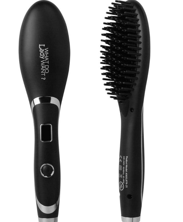 Ceramic Hair Straightening Brush - Zambeel