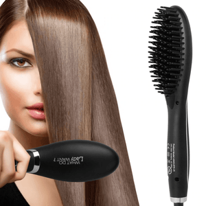 Ceramic Hair Straightening Brush - Zambeel