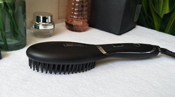 Ceramic Hair Straightening Brush - Zambeel