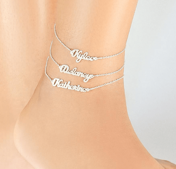 Custom Name Anklet
