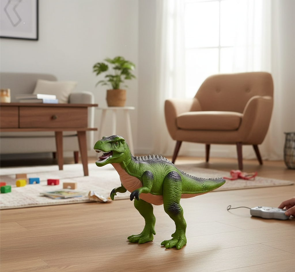 Remote-Control Dilophosaurus Dinosaur Toy Ⓢ