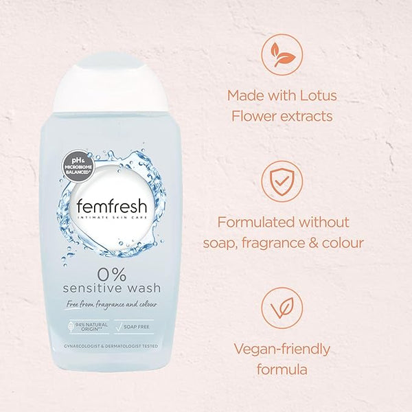 Femfresh - 0% Sensitive Intimate Wash