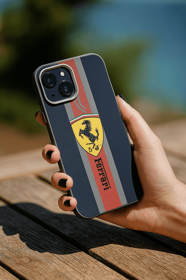 Ferrari Racing Stripes iPhone Case