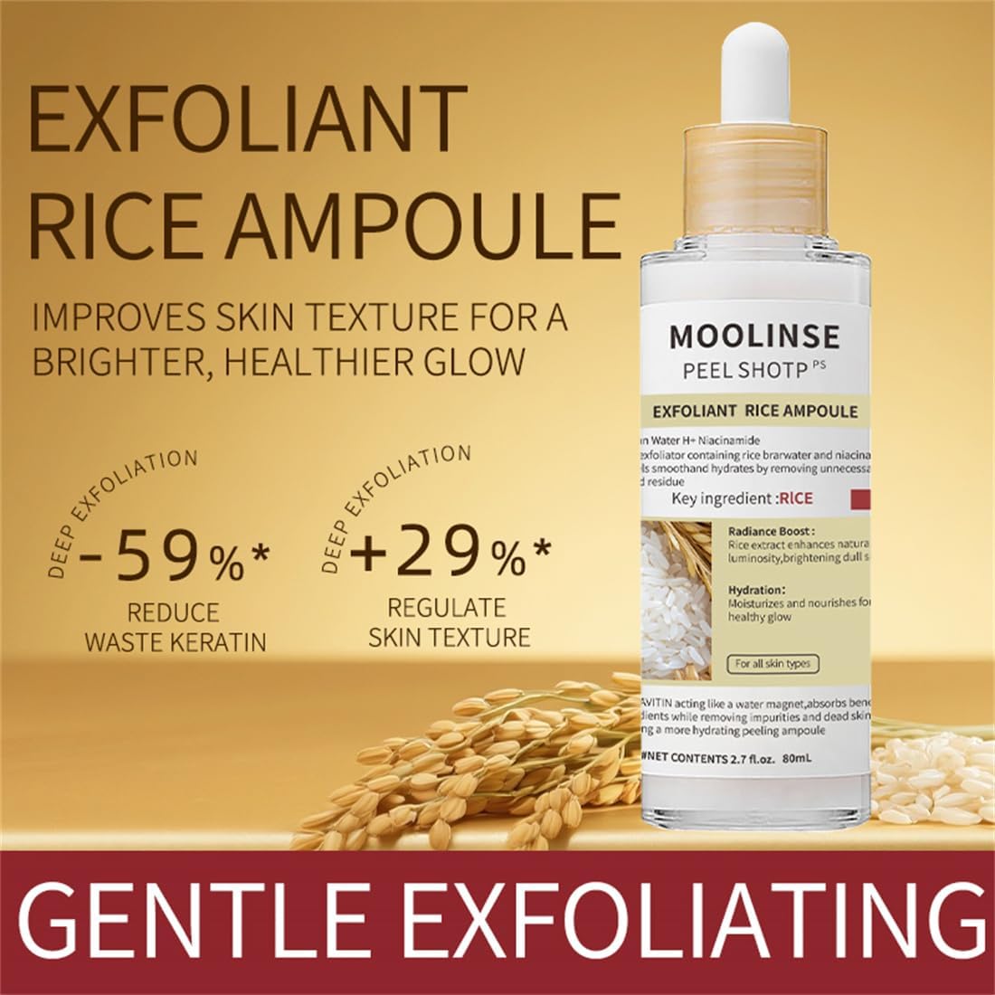 Moolinse Peel Shot P5 Exfoliant Ampoule (Pack of 2) ℗