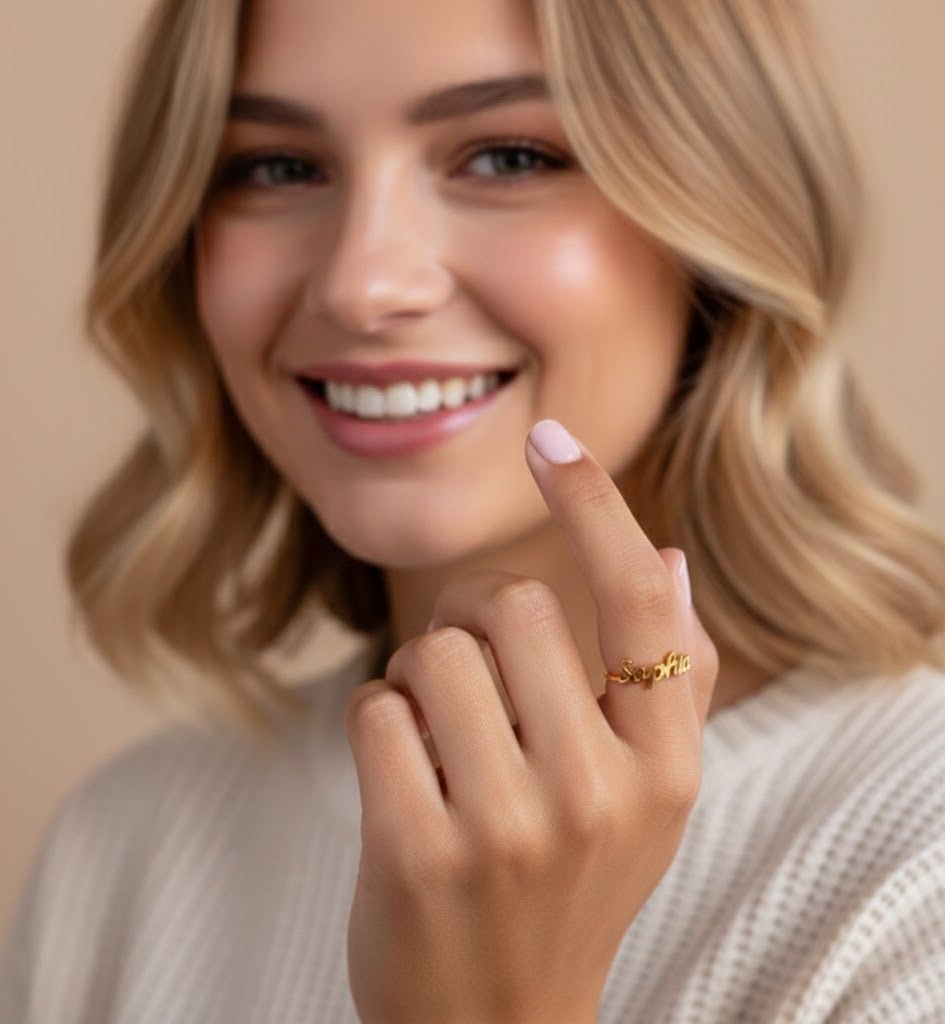 New Custom Name Ring