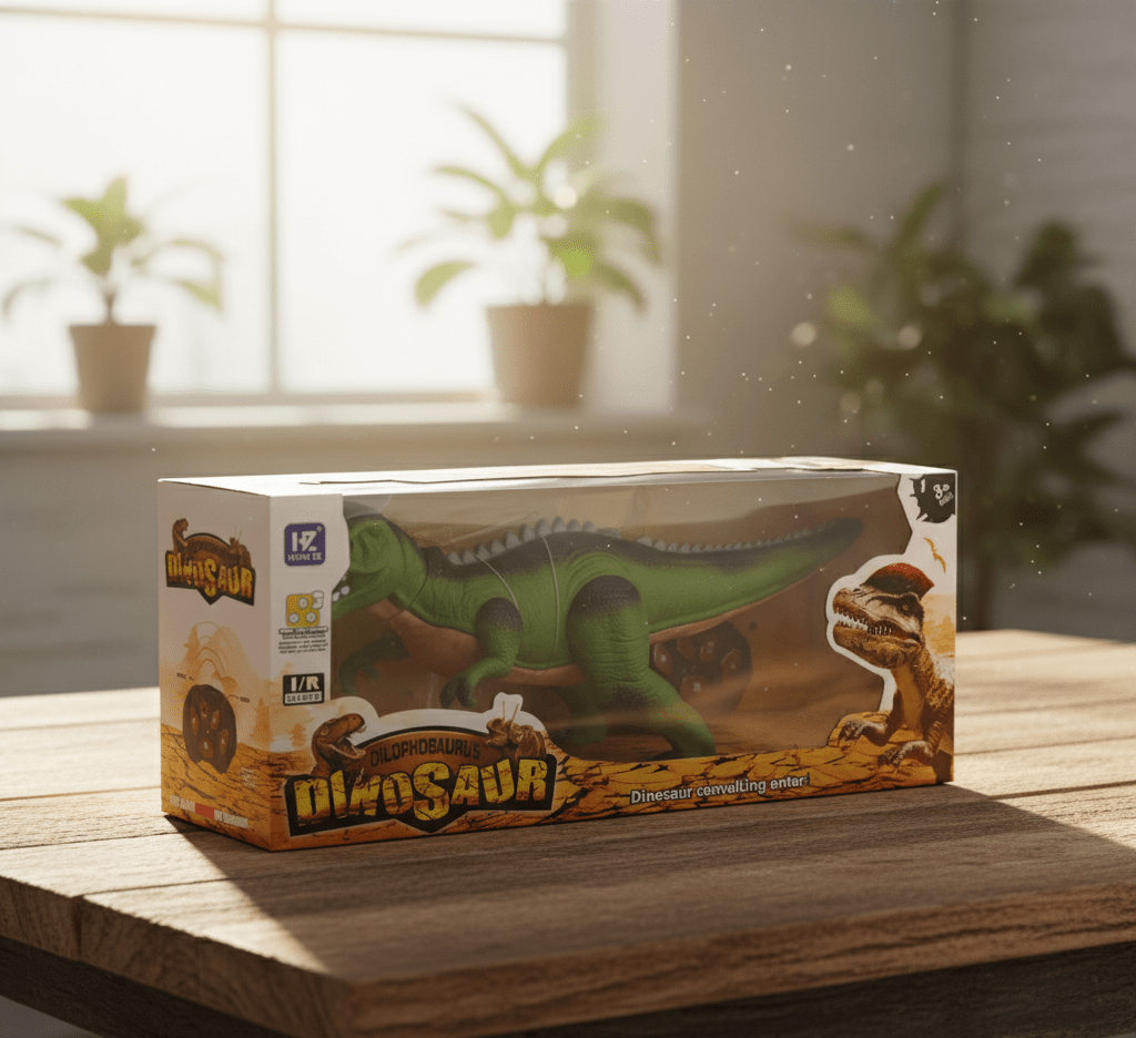 Remote-Control Dilophosaurus Dinosaur Toy Ⓢ