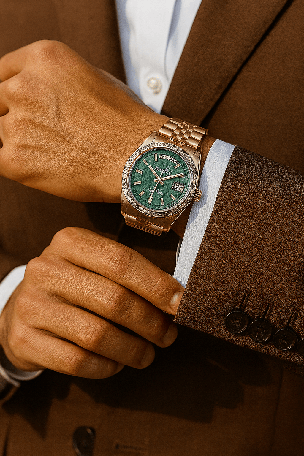 Rolex Datejust 41 - Mosaic Dial Automatic Watch (A+) Ⓢ